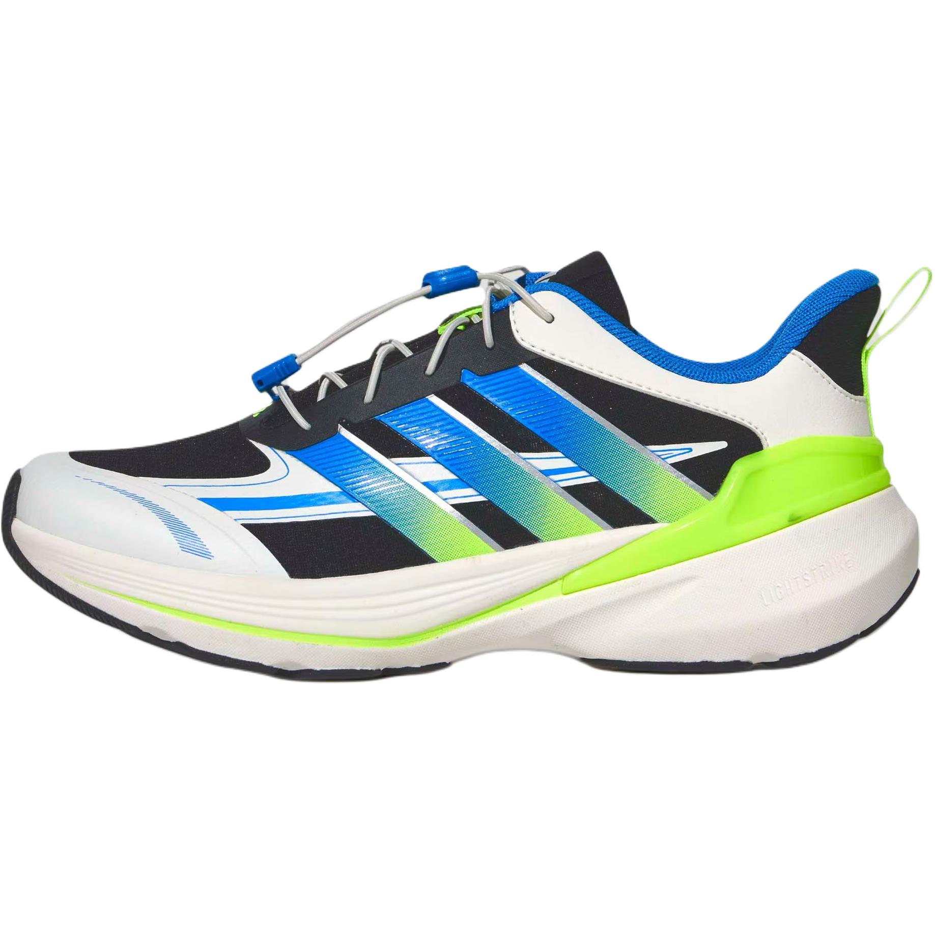 

Adidas Light Dart Lt Comfortable Fit Low Top Running Shoes Kids sneakers White Black KI5075 28