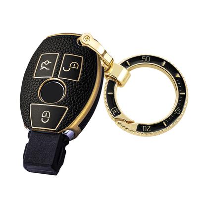 [Unhoke] Benz Key Case, Mercedes Smart Key Cover, S-Class Car, Suitable for A, B,