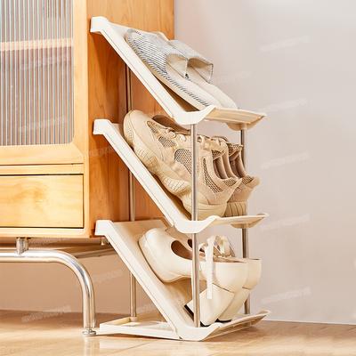 Multi-Layer Stackable Shoes Rack Space Saving Removable Shoerack for Entry Door Shoes Organizer