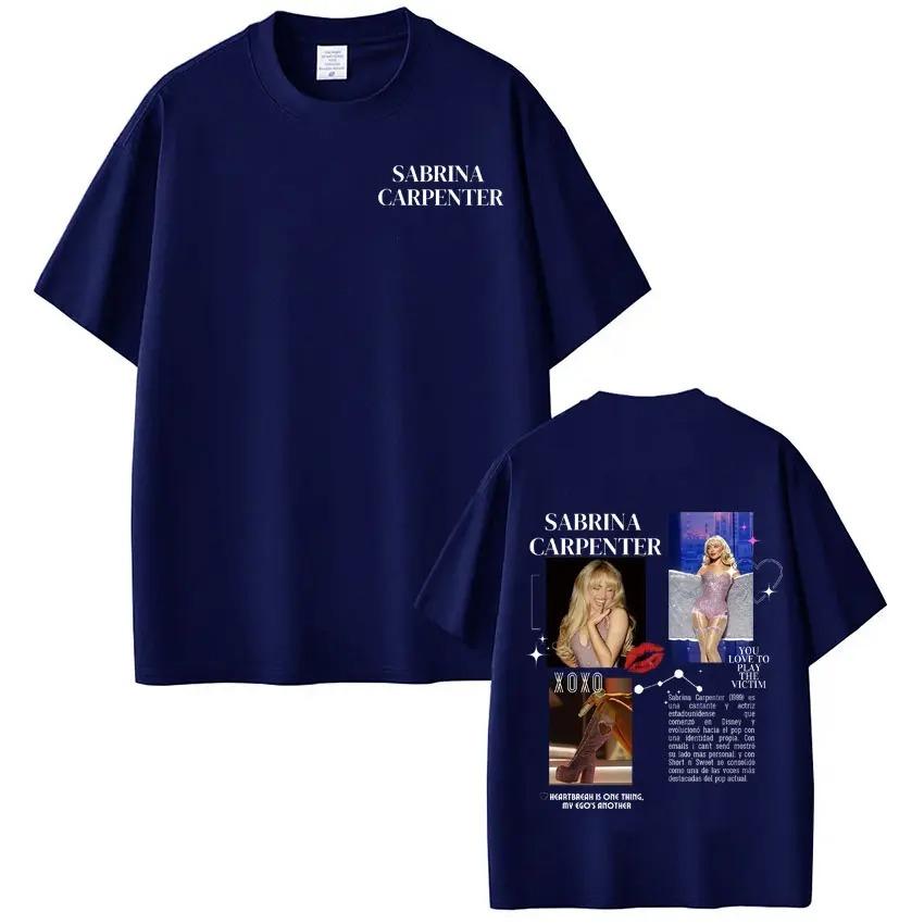 2026 Singer Sabrina Carpenter Tour Graphic TShirt Unisex Women Harajuku Tshirts Loose Cotton Aesthetic Trendy ONeck Tshirts