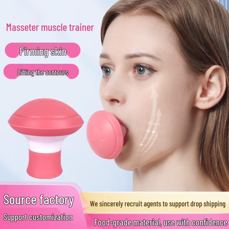 Facial Masseter Muscle Trainer: Tighten Skin, Reduce Double Chin & Jaw Fat, V-Face Enhancer
