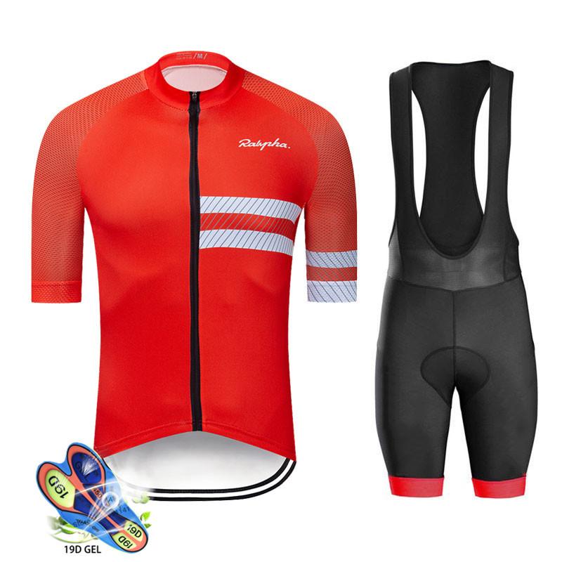 2026 Summer Breathable Cycling Suit Men's and Women's Short Sleeve Cycling Suit Road Bike Cycling Suit Strap Set