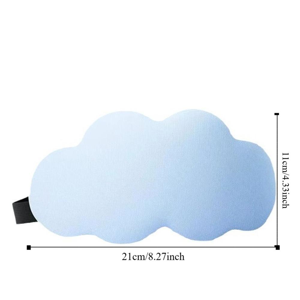 Light Isolation Blackout Eye Mask Ice Silk Shading Sleeping Mask Cloud 3D Eye Mask  Noon Break