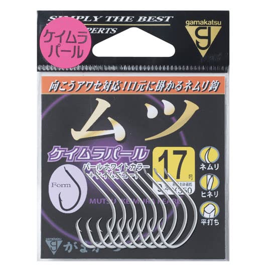 Gamakatsu Mutsu Keimura Pearl No. 16 68477 Medium