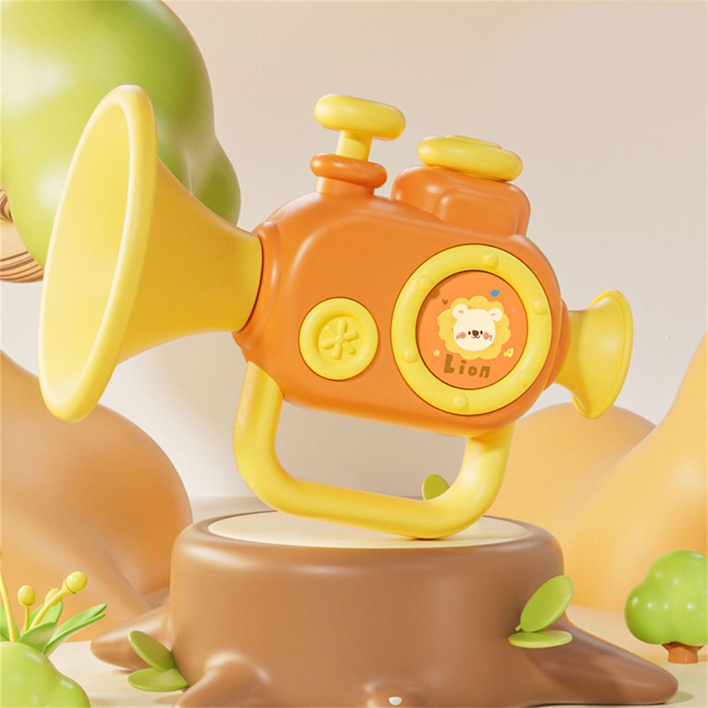 Fun Developmental Baby Trumpet Encourages Hand Eye Coordination And Group Play Musical Instrument
