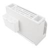 Kitchen Knife Holder White Knife Block Counter Wall Mount Large Capacity Storage Draining with