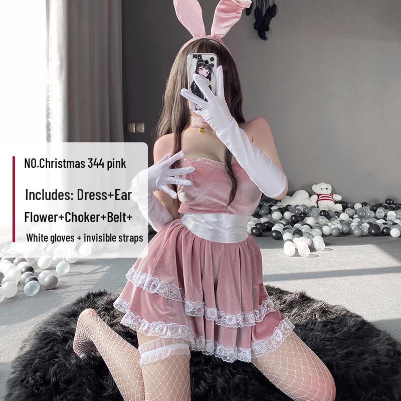 Domila Bunny Girl Lingerie: Sexy Christmas Cosplay Costume for Women