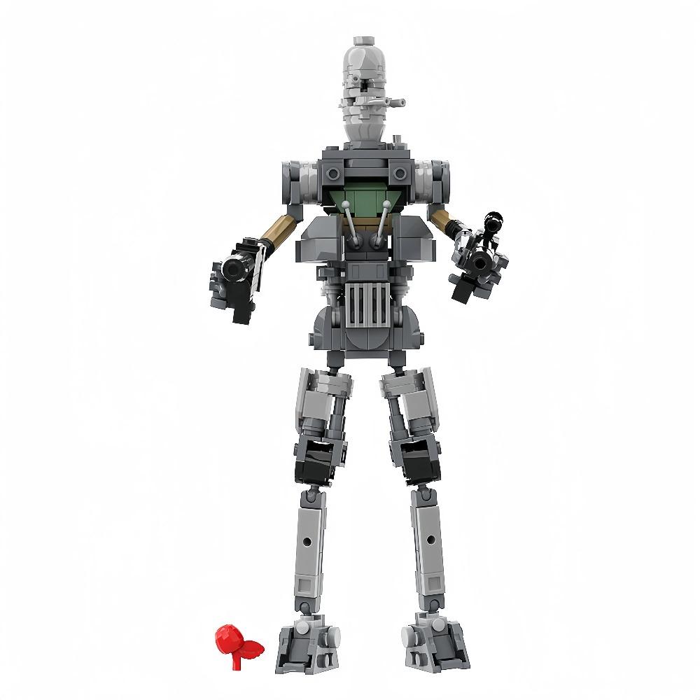 242PCS Handsome Robot, Robot assembly building block toys, family, friends entertainment games, birthday gifts