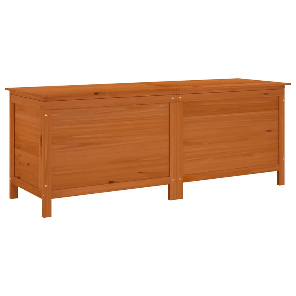 Garden Chest Brown 150 X 50 X 56.5 Cm Solid Pine Wood