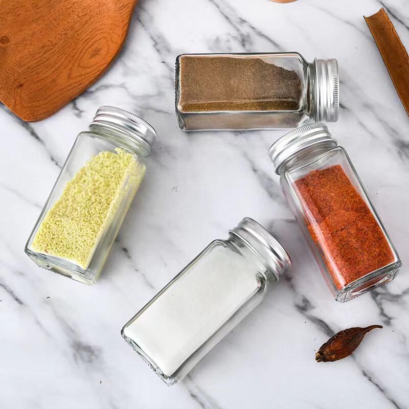 Glass Spice Jars Set (120ml)