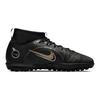Nike Pantofi de sport pentru copii Mercurial Superfly 8 Academy TF GS, negru, aur metalic, metalizat-argintiu, frasin mediu DJ2864-007