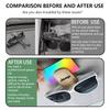Car Magnetic Leather Eyeglass Holder Visor Sunglasses Clip Accessories For Jeep Compass Renegade Cherokee Wrangler JK Patriot AMP1