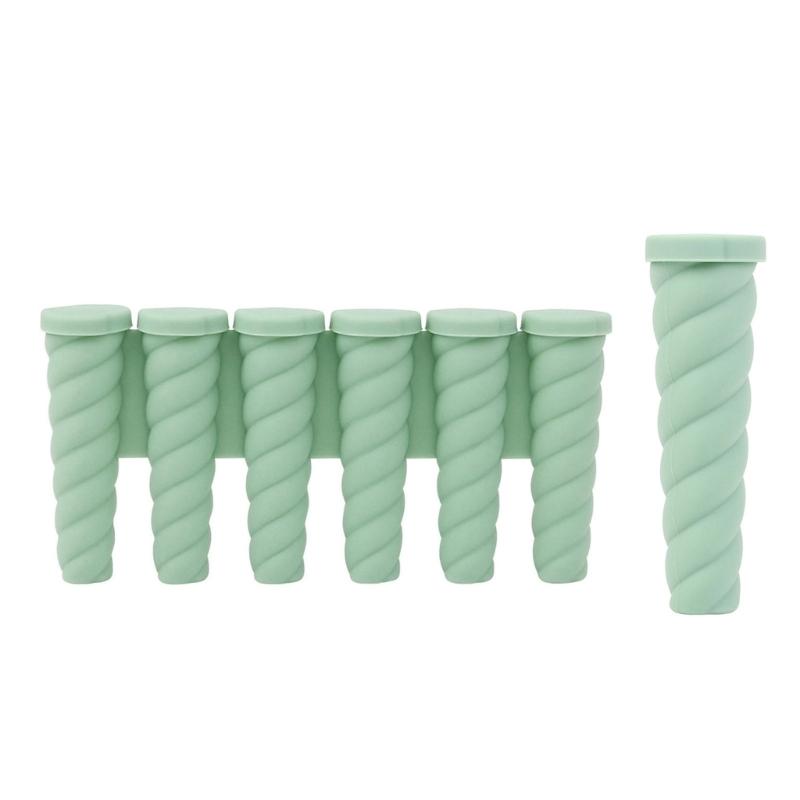 Safe Silicone Ice Lolly Maker for Parent Child Activity Creative 6 Cavity and Single Popsicles Tray Ice Cream Molds