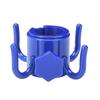Beach Umbrella Hanging Hook 4 Prongs Plastic Hook for Outdoor Courtyard Blue