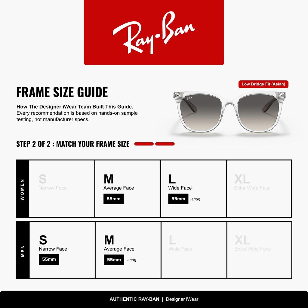 Occhiali da sole RB4379D Asian Fit Ray-Ban