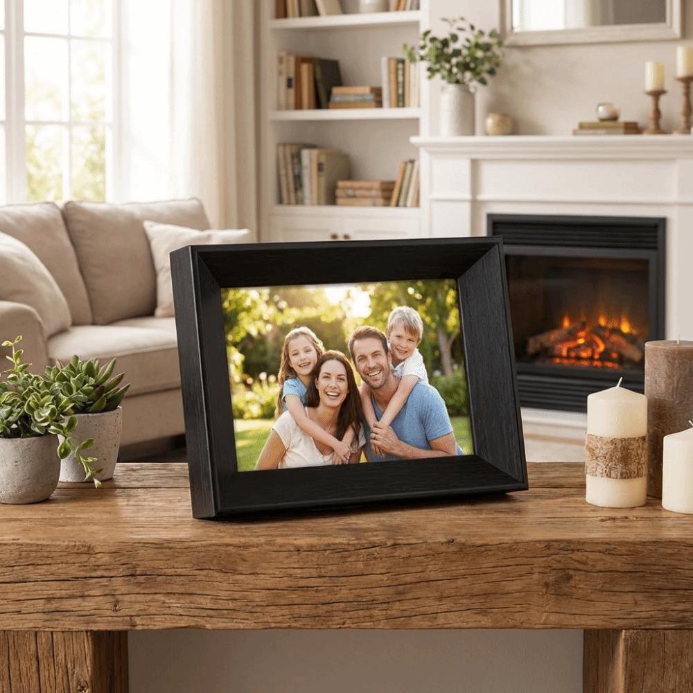 Multiple Sizes Tabletop Picture Frame Minimalist Square Vintage Photo Frame Resin Picture Frame Ornaments Commemorative Gift
