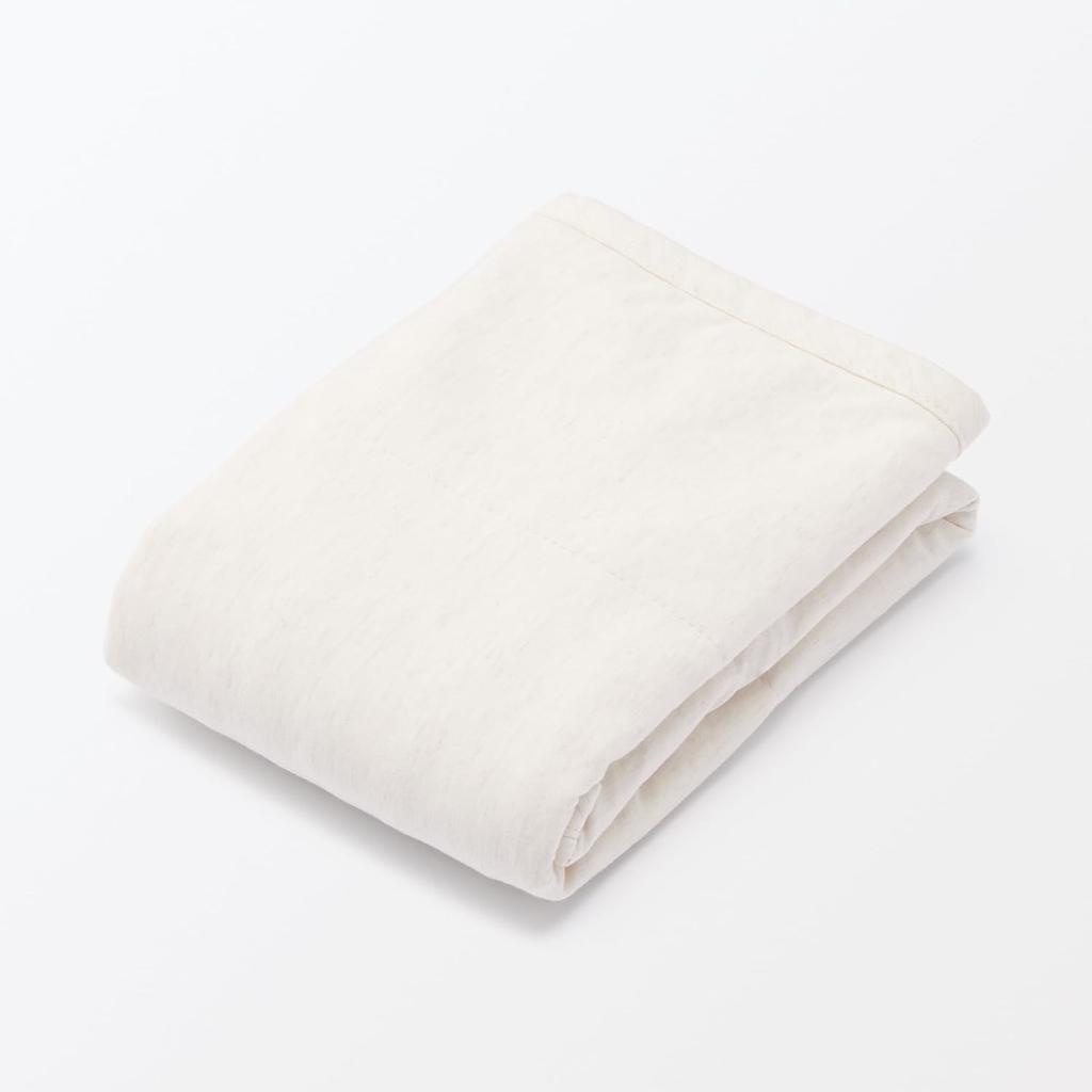 MUJI Cooling Cotton String Pillow Pad Ivory - 43 X 63cm, Japan