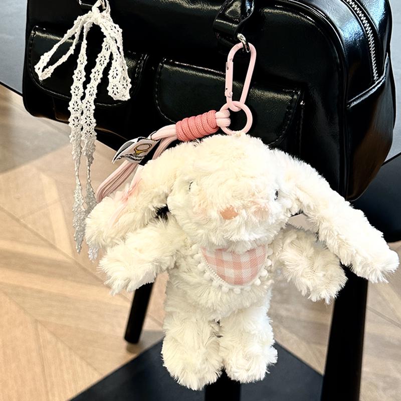 Original Lop-Eared Rabbit Plush Keychain - Cute Gift for Girls
