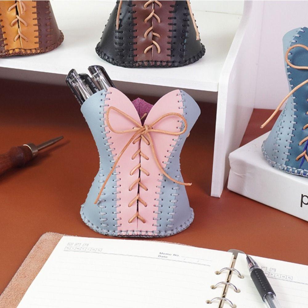 

Large Capacity Pencil Storage Box Multifunction Stationery Organizer Handmade Gifts A