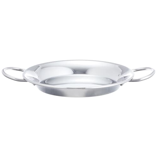 Endo Shoji Commercial Paella Pan, 26cm, 18-8 Stainless Steel, Made In Japan, PPE01026