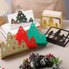 1pcChristmas Napkin Holder Stainless Steel Gold Christmas Tree Shape Tissue Holder Napkin Holder Home Restaurant Tissue Storage