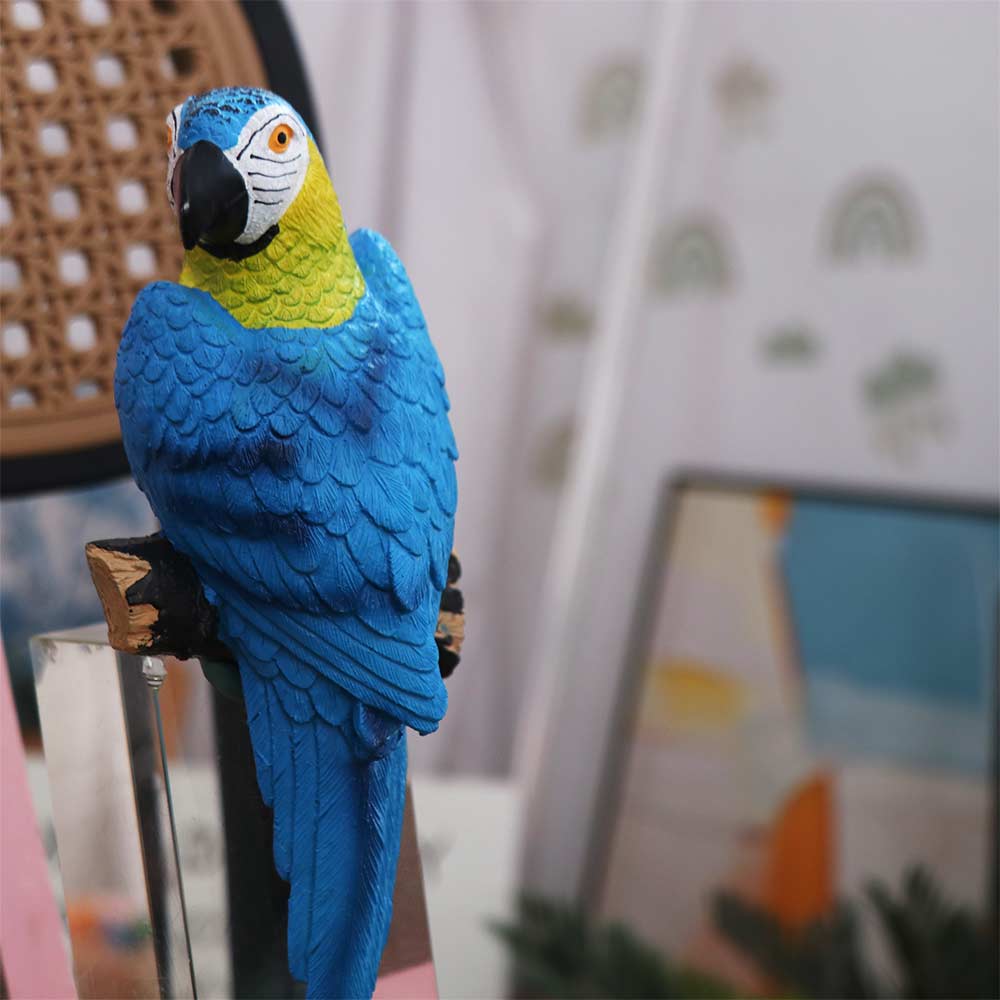Řemesla Pryskyřice Papoušek Socha Nástěnná Závěsná DIY Zahradní Sochy Nádherné Živé Ptačí Figurky Dárek
