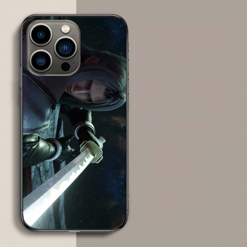 Anime FINAL FANTASY 7 BloodyBeni Handyhülle Für Iphone 17 Air 15 Pro 14 Plus 16 Pro Max 17E 16E 12 13 Mini 11 Hülle Süße Fundas