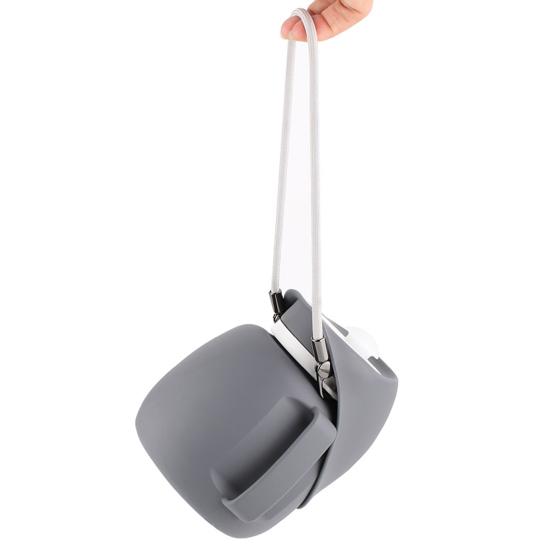 Garrafa de Água Portátil para Cão 800ml À Prova de Vazamento Silicone Dispensador de Água para Cachorro Dobrável Tigela de Água para Cão de Viagem para Caminhada ao Ar Livre