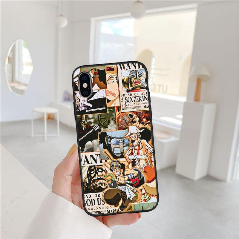 One Piece GOD Usopp Soft Shell Phone Case for Redmi Note 8 9 Pro Max 9S 9T 9C NFC 8T 8A 10A A4