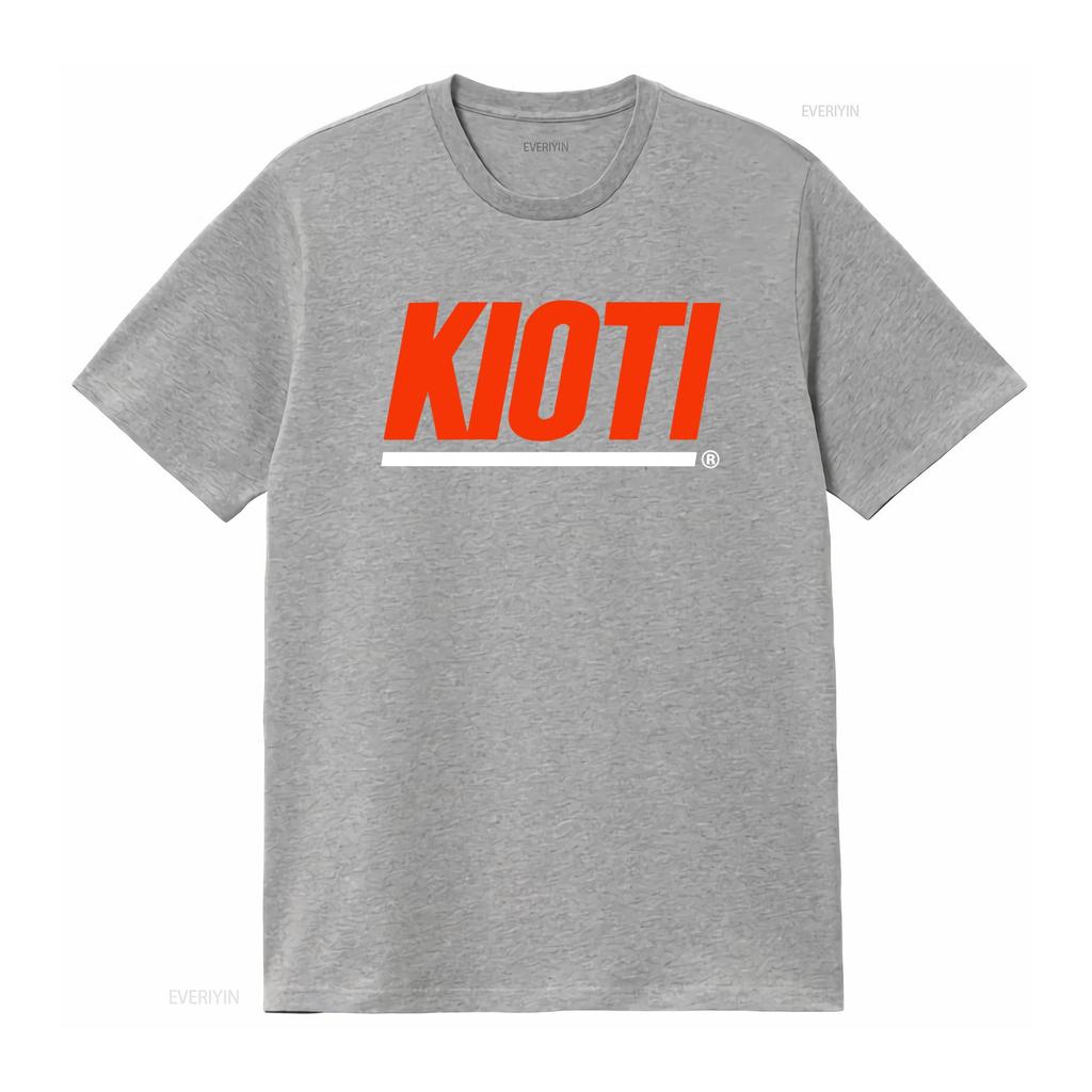 Kioti Tractor Logo Men's Black T Shirt Size S To 3XL Vintage Washed Versatile Comfortable Breathable Stretched Designer Clothes