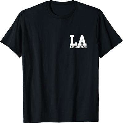Los Angeles - LA - Minimalistisches Taschendesign - Klassisches T-Shirt