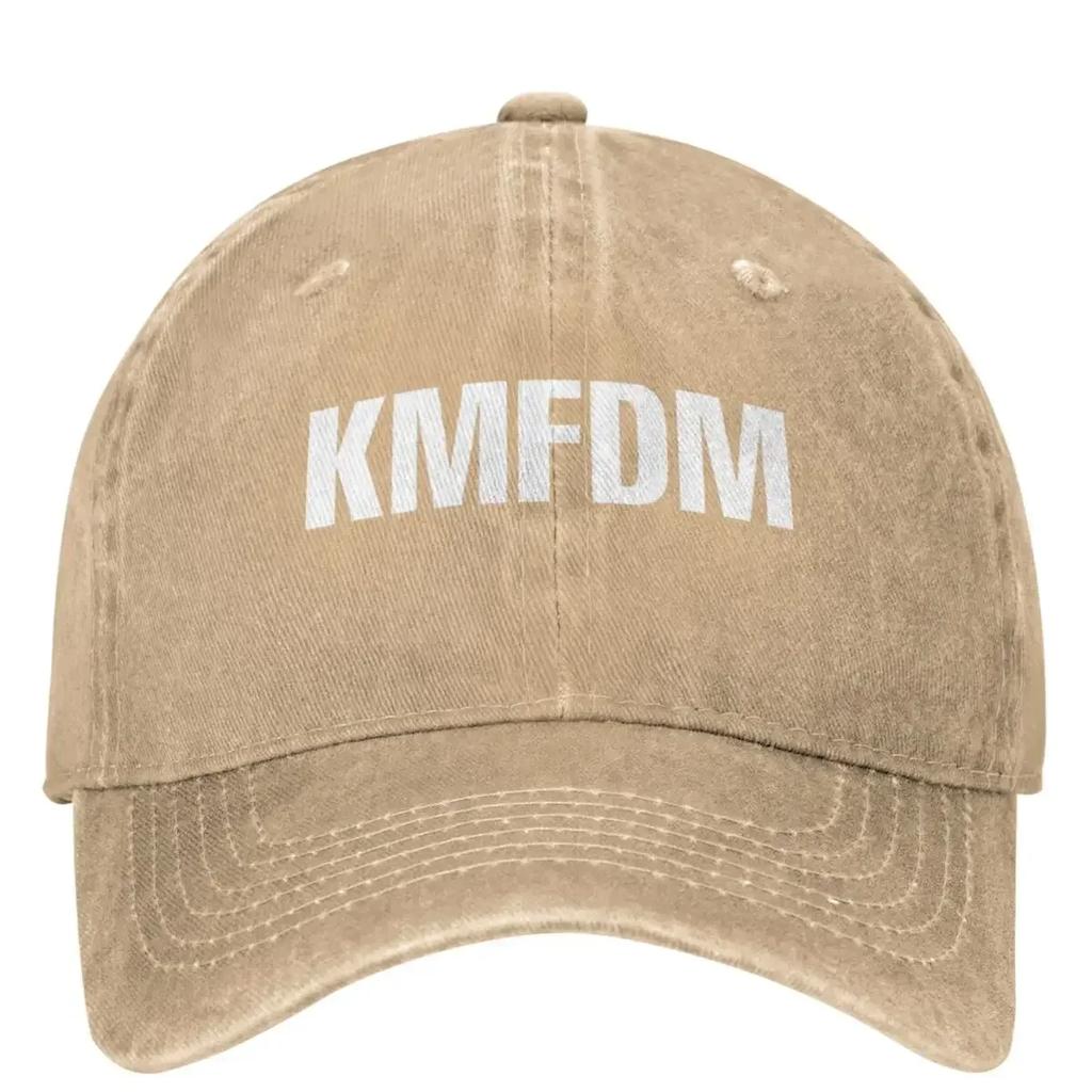 KMFDM Casual Baseball Cap Summer Trucker Hat Breathable Running Hippie Snapback Cap Couple Women Fashion Baseball Caps