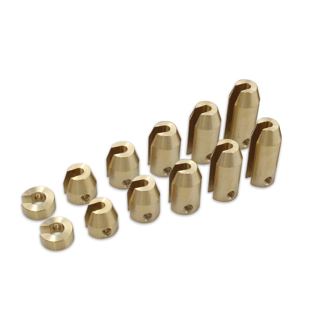 12Pcs Brass Wheel Spoke Balance Weights Kit For Motorcycle Spoked Wheels