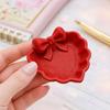 3D Printed Bow Jewelry Tray, Heart Shape Ring Dish, Entryway Table Trays, Decorative Trinket Dish, Jewelry Organizer Tray for Rings Necklaces
