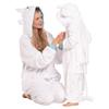 Piżama damska kombinezon kigurumi onesie smok szczerbatek biały 175-185 xl