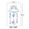 Herbal Tattoo Stickers, Juice Tattoo Stickers, Semi-Permanent English Letter Tattoo Stickers Tattoo