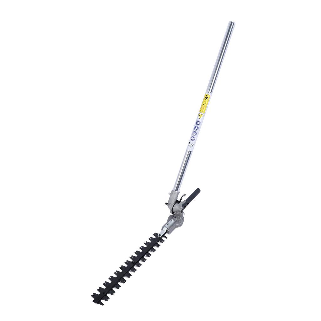 Hedge Trimmer Head High Efficiency Multifunctional   Hedge Trimmer Attachment with Extension Pole for Mowing Grass