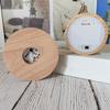 AEE4-Led Wood Display Stand For 3D Crystal Glass Resin Art Light Crystal Art Wood Display Lighted Base Battery Operated
