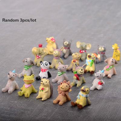 Looking Up At The Starry Series Mini Micro Landscape Props Small Animal Resin Model Resin Crafts