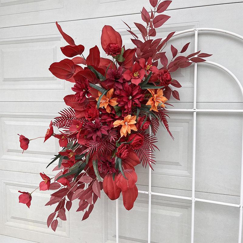 Complete Wedding & Banquet Artificial Flower Set: Ground Rows & Table Decor