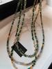Boho Mix Color Natural Stone Freshwater Pearl Green Agate Crystal Beads Portrait Coin Pendant Necklaces for Women Choker