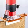 Wood Palm Router Base 2 In 1 Professional Slotted Board Router Slotting Bracket for Cabinet Woodwor Decoration Workers