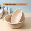 Durable Large Plastic Basin for Laundry, Washing Feet, Face, Vegetables - Ideal for Dorms & Homes