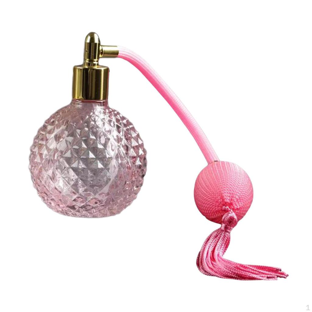 Classic Leakproof Glass Perfume Spray Bottle, Dispenser for Store, Travel,