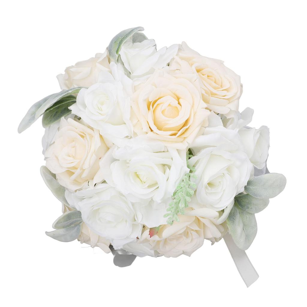 Wedding Bouquets for Soft Ribbon Bridal smaid Holding Flow s Artificial for Wedding Party Decoration