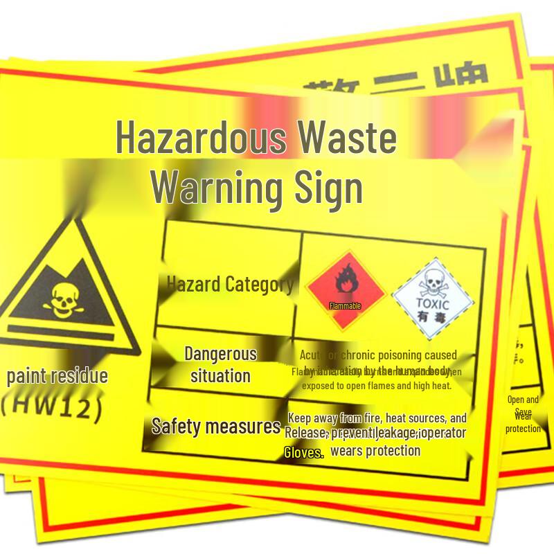 Bingyu Hazardous Waste Identification Sign