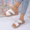 Retro Fashion Platform Bag Heel Sandals Women's Summer Wear 2025 New High-end Light Luxury Leopard Print Two Wear Beach Shoes