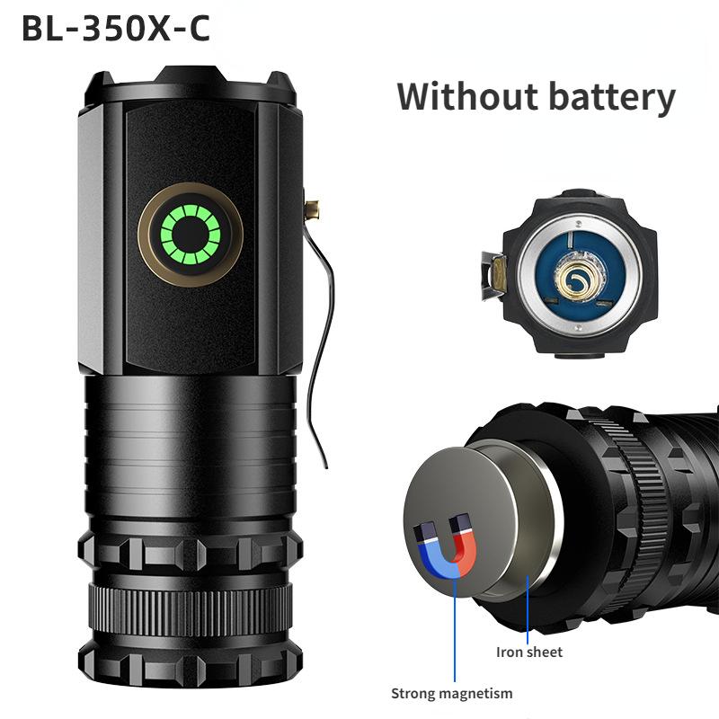 3LED μίνι φορητός φακός LED εξωτερικού χώρου κάμπινγκ λάμπα καπέλου 2000mAh φακός υψηλής ισχύος εξωτερικού χώρου κάμπινγκ προβολέας