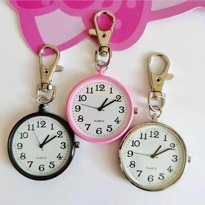 Mini Fashion Nurse Watch With Keychain Time Reminder Doctors Student Exam Quartz Watch Medical Vintage Watch Child Gift