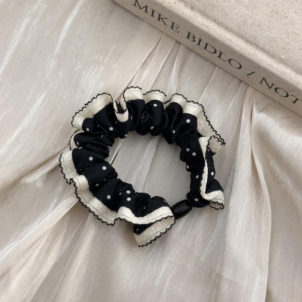 Fresh Lace Small Intestine Hair Band, Hair Tie, Ponytail, Korean-style Hair Tie, High School Girls' Elastic Hair Tie, Hair Elastic Band